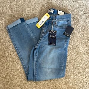 Girls Jeans with cuffed bottom